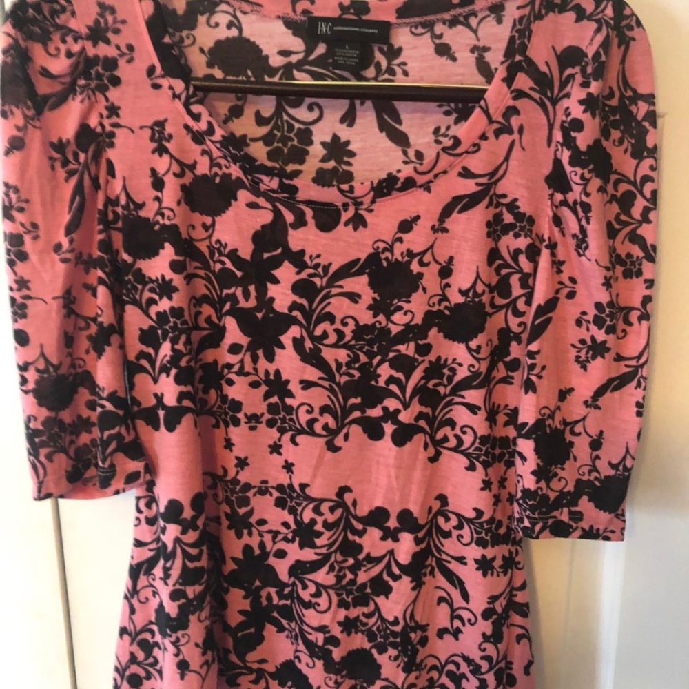 Vintage INC Pink and Black Shirt